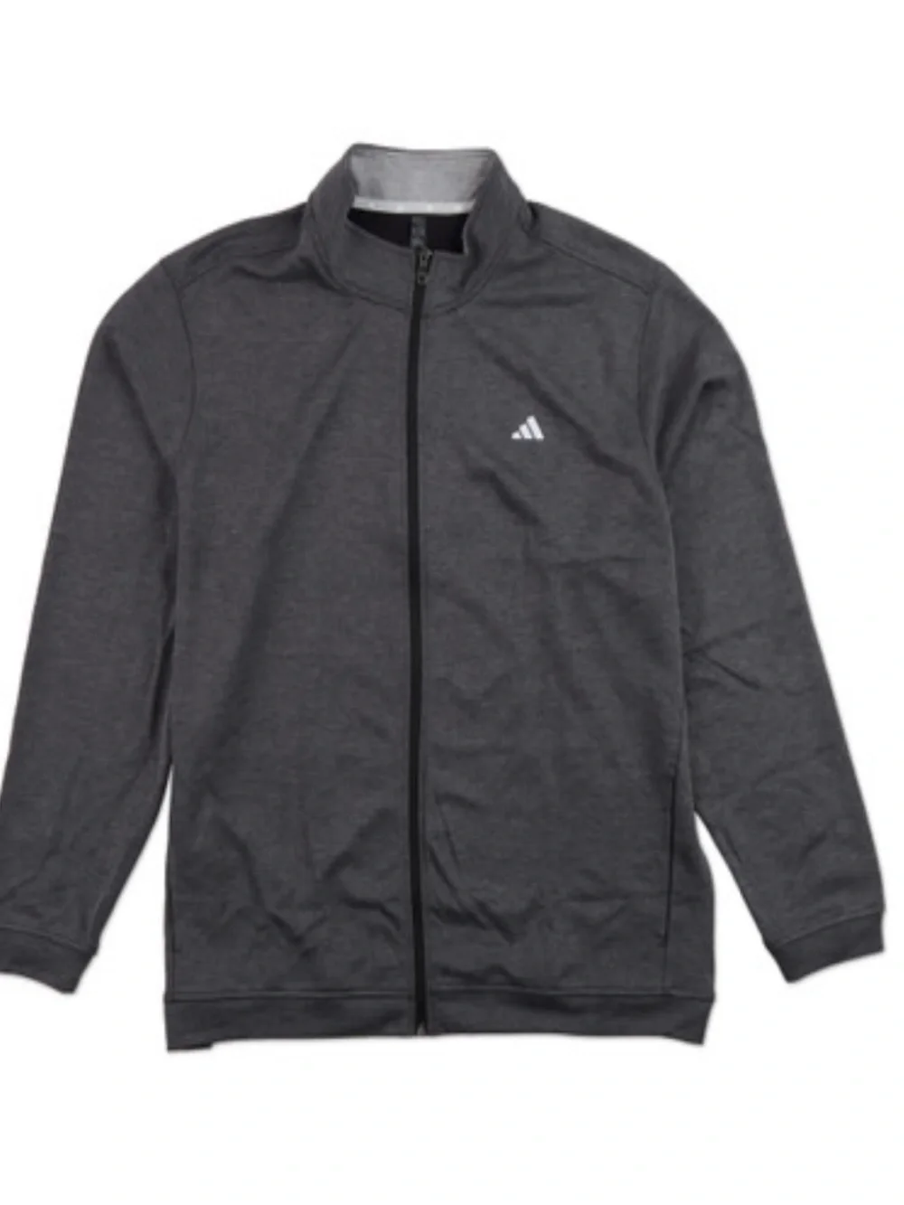 NWT adidas Men's Dark Gray Full-Zip Lightweight Track Jacket Size 3XL